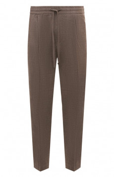 Брюки из шерсти и шелка Jacob Cohen