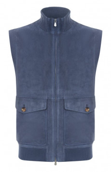 Комбинированный жилет Brunello Cucinelli