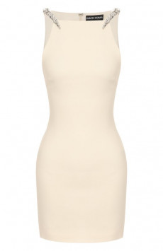 Платье с отделкой стразами David Koma