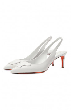 Кожаные туфли Sibille Santoni