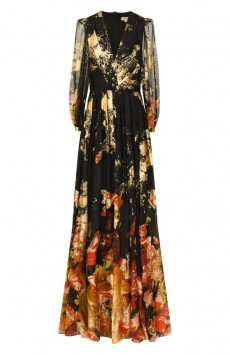 Шелковое платье Zuhair Murad