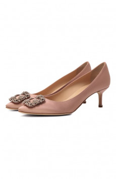 Текстильные туфли Hangisi 50 Manolo Blahnik