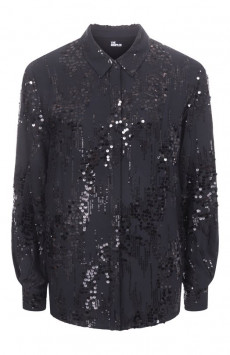 Блузка с отделкой пайетками The Kooples