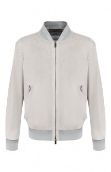 Кожаный бомбер Zegna