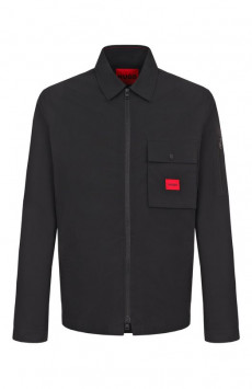 Хлопковая куртка-рубашка HUGO