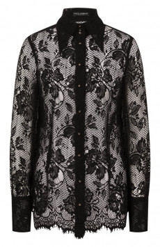 Хлопковая блузка Dolce & Gabbana