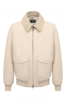 Кожаный бомбер MVST