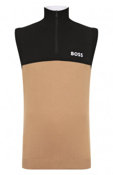 Хлопковый жилет BOSS Green