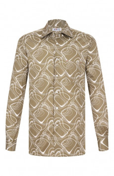 Хлопковая рубашка Kiton