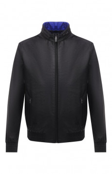 Кожаный бомбер Zilli Sport
