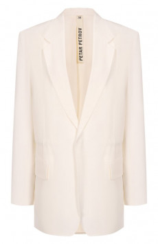 Жакет из вискозы и шелка Petar Petrov