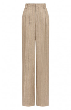 Брюки изо льна и хлопка Tagliatore 0205