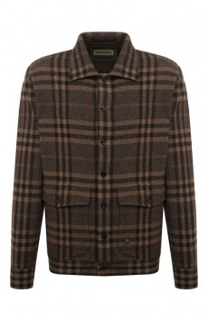 Куртка-рубашка из шерсти и кашемира Stefano Ricci