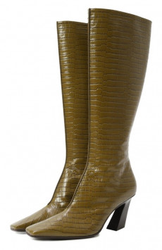 Кожаные сапоги Lewis Bottega Veneta