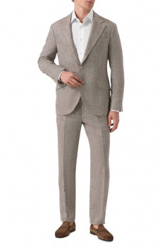 Костюм из шелка и льна Brunello Cucinelli