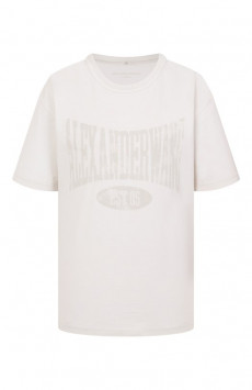Хлопковая футболка alexanderwang. t