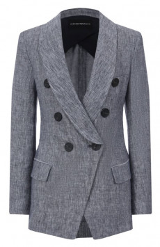 Льняной жакет Emporio Armani