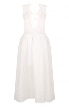 Платье из хлопка и вискозы Maurizio