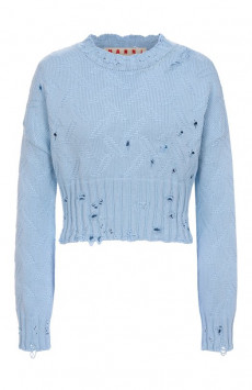 Хлопковый свитер Marni