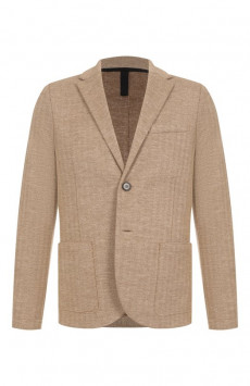 Пиджак из шерсти и шелка Harris Wharf London