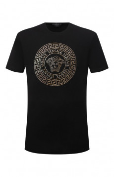 Хлопковая футболка Versace