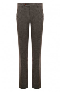 Брюки из шерсти и хлопка Stefano Ricci