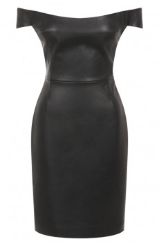 Кожаное платье Bats
