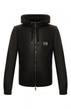 Кожаный бомбер Dolce & Gabbana