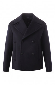 Шерстяное пальто Emporio Armani