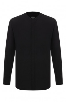 Рубашка из хлопка и шелка Giorgio Armani