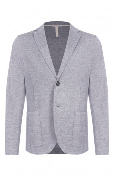 Пиджак из хлопка и льна Harris Wharf London