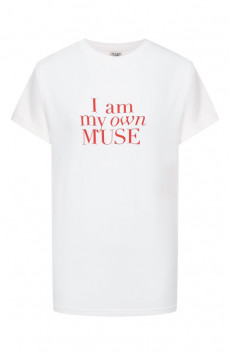 Хлопковая футболка Seven Lab