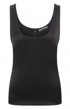 Атласный топ David Koma