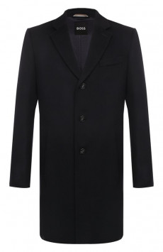 Шерстяное пальто BOSS