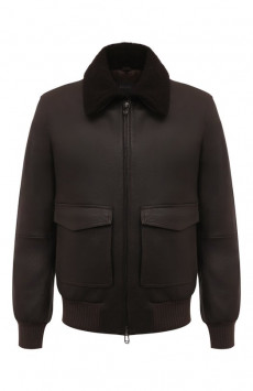 Кожаный бомбер MVST