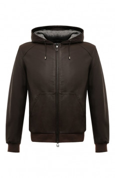 Кожаный бомбер MVST