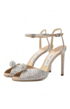 Кожаные босоножки Sacora 100 Jimmy Choo