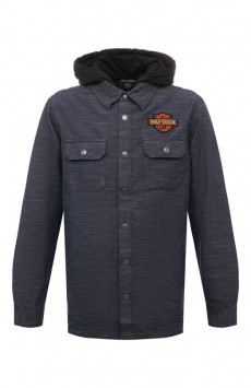 Хлопковая рубашка Harley-Davidson