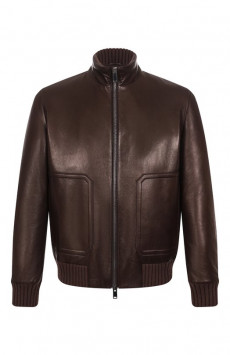 Кожаный бомбер MVST