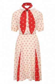 Шелковое платье Akhmadullina