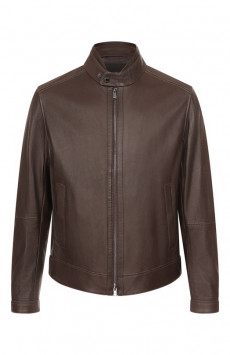 Кожаная куртка BOSS