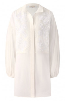 Блузка из хлопка и шелка Lila Eugenie