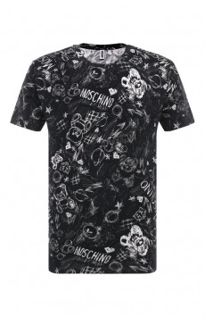 Хлопковая футболка Moschino