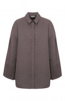 Хлопковая рубашка Max Mara Leisure