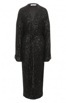 Платье-халат с отделкой пайетками Pervert