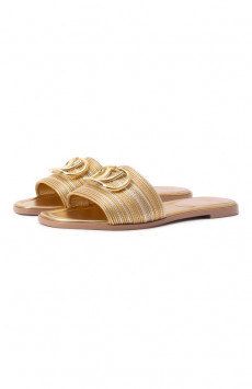 Кожаные шлепанцы Valentino