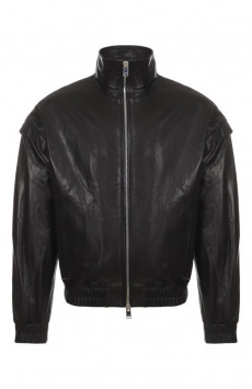Кожаный бомбер Jacob Lee