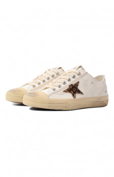 Кожаные кеды V-Star LTD Golden Goose Deluxe Brand
