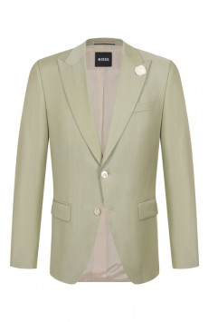 Пиджак из шерсти и вискозы BOSS