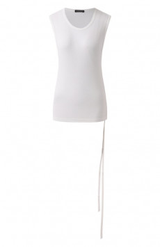 Майка из вискозы и хлопка Ann Demeulemeester